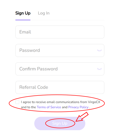 How Do I Register An Account on VirgoCX Inc.? – VirgoCX Support